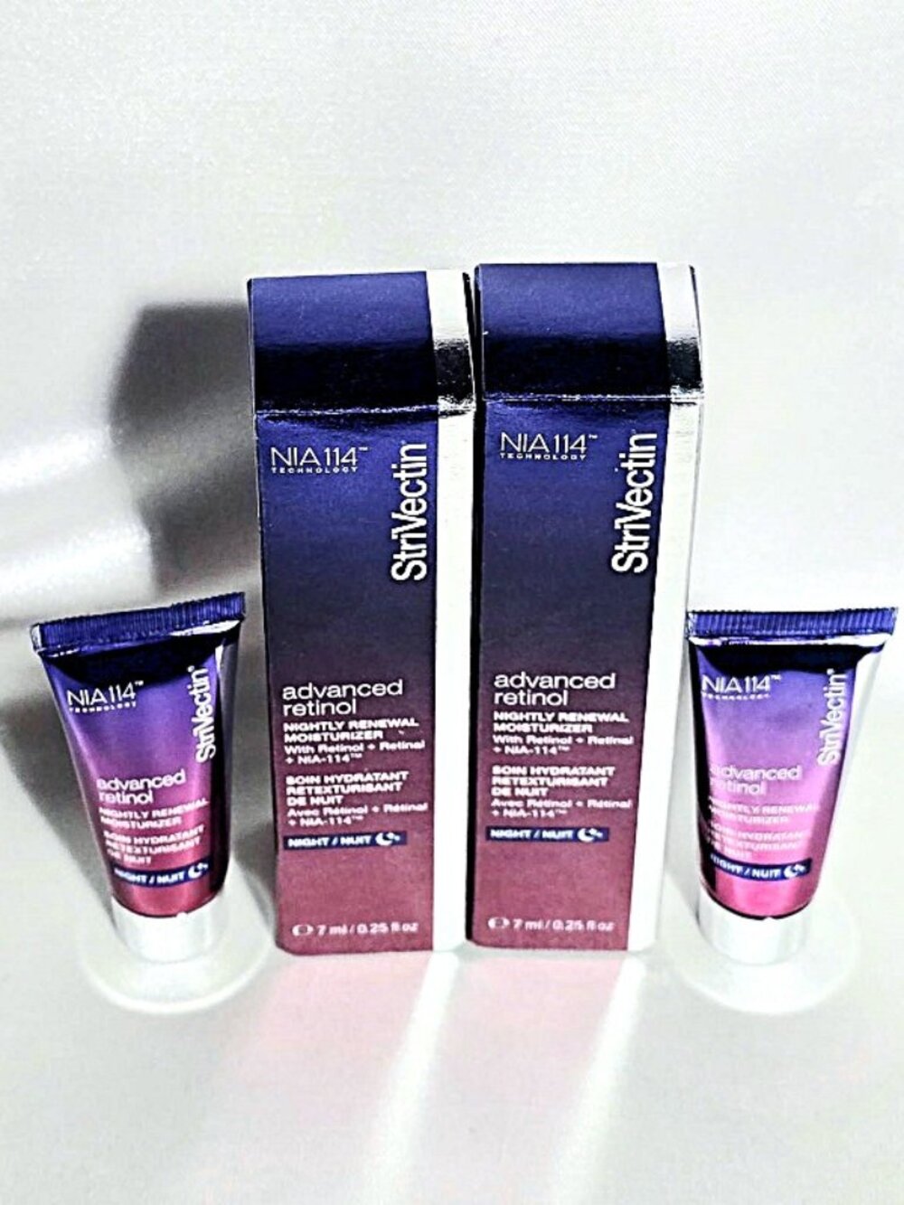 2 x StriVectin Advanced Retinol Nightly Renewal Moisturizer 0.25oz. $39.5 Value